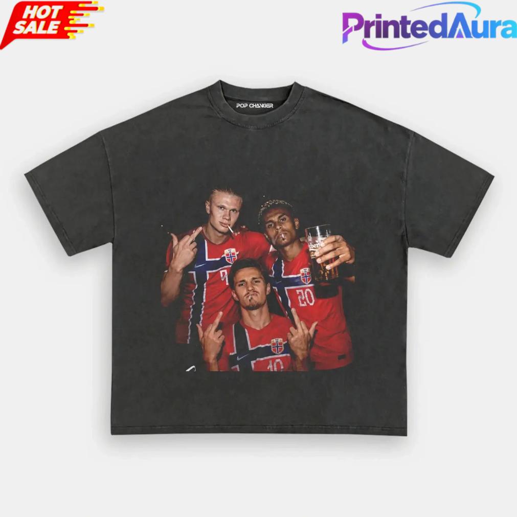 Norway Team Norway National Football Graphic Shirt Norway Team Norway National Football Graphic Shirt