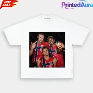 Norway Team Norway National Football Graphic Shirt 2 Norway Team Norway National Football Graphic Shirt 2