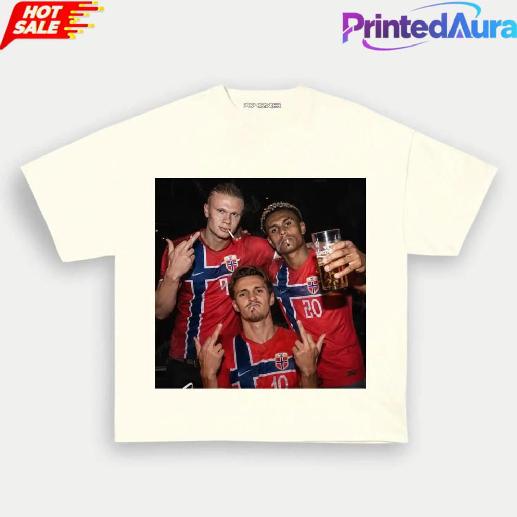 Norway Team Norway National Football Graphic Shirt Norway Team Norway National Football Graphic Shirt