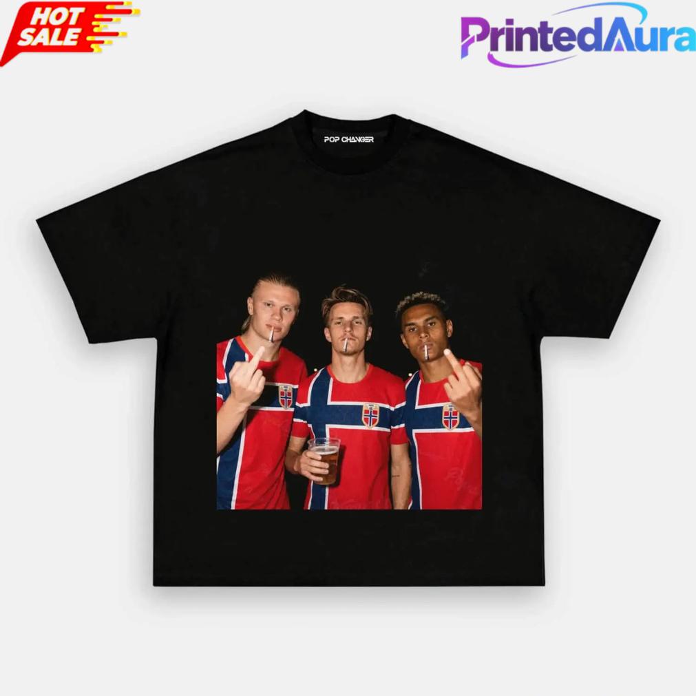 Norway Team Retro Norway Football Fan T-Shirt Norway Team Retro Norway Football Fan T-Shirt
