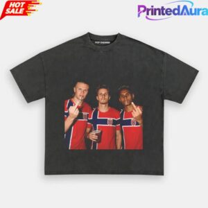 Norway Team Retro Norway Football Fan T-Shirt 1 Norway Team Retro Norway Football Fan T-Shirt 1