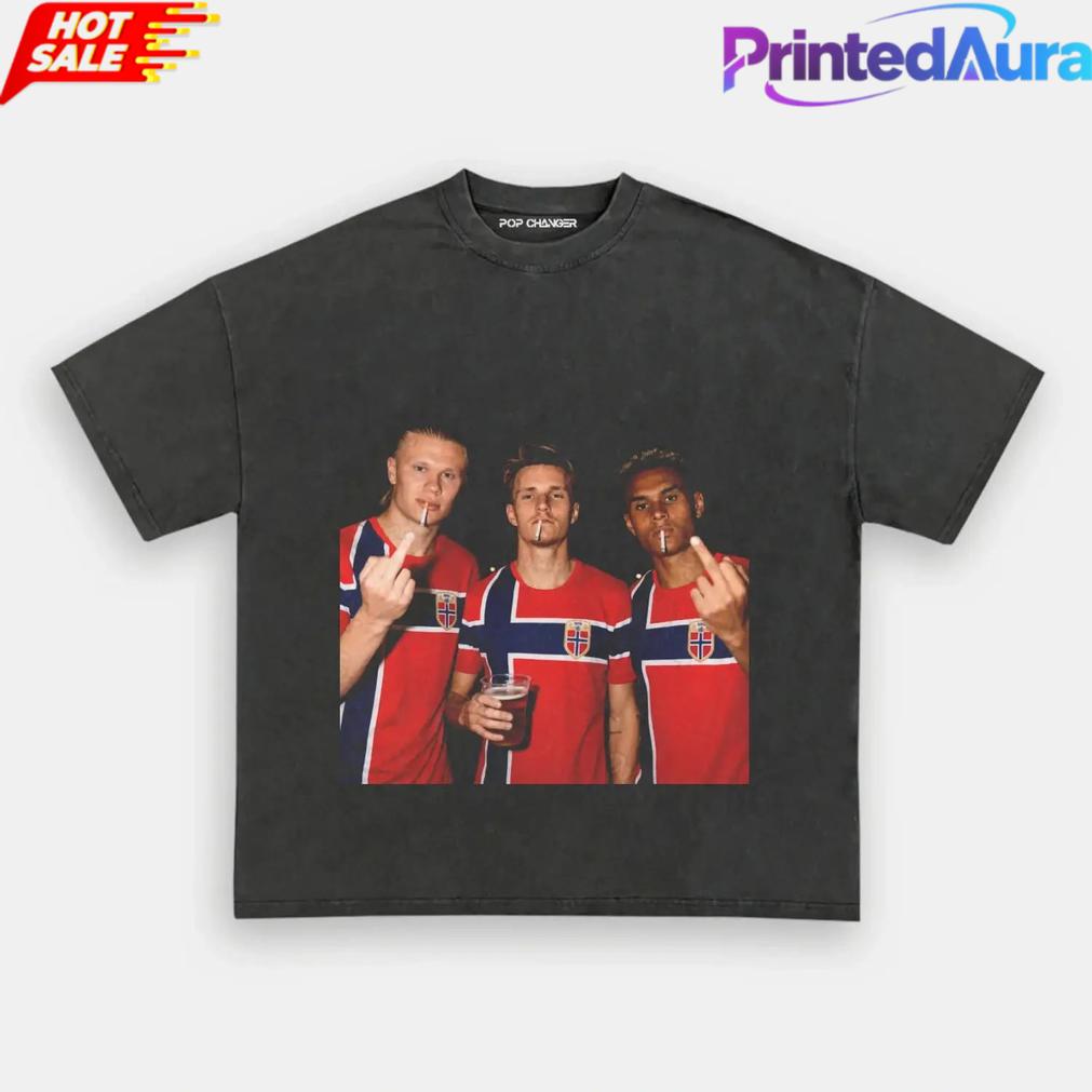Norway Team Retro Norway Football Fan T-Shirt Norway Team Retro Norway Football Fan T-Shirt