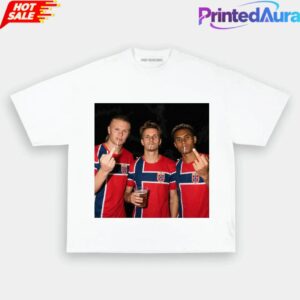 Norway Team Retro Norway Football Fan T-Shirt 2 Norway Team Retro Norway Football Fan T-Shirt 2