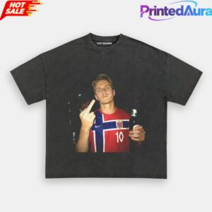 Norway Team Retro Soccer Supporter T-Shirt 1 Norway Team Retro Soccer Supporter T-Shirt 1