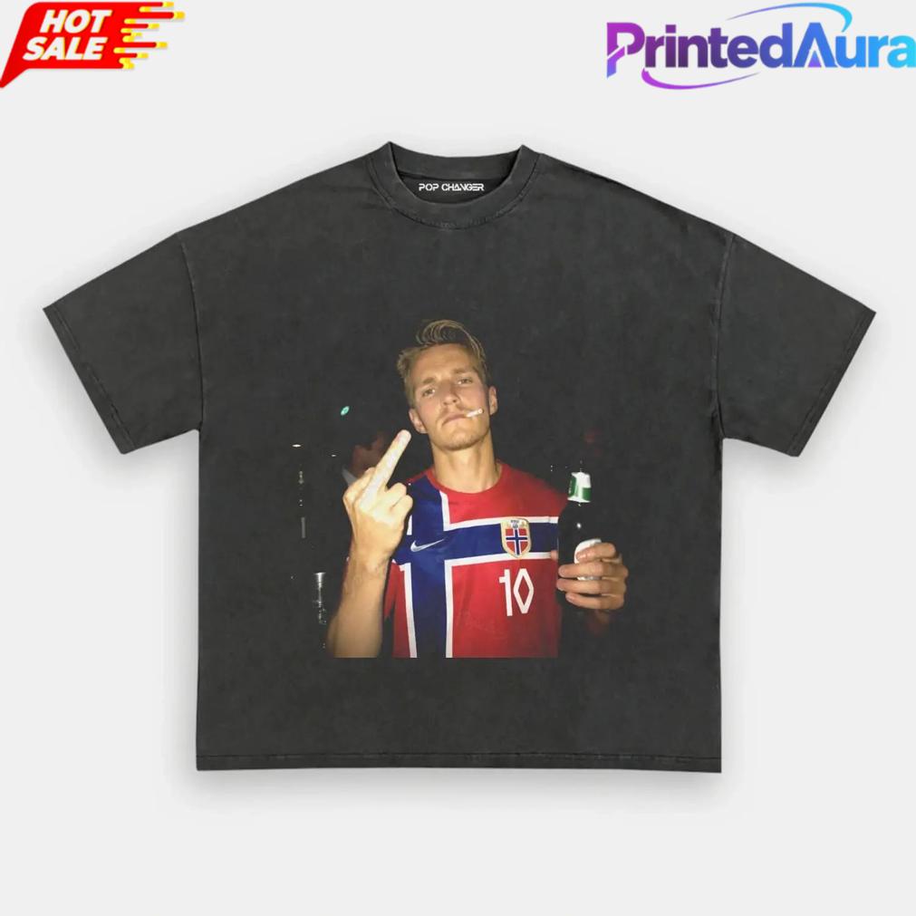 Norway Team Retro Soccer Supporter T-Shirt Norway Team Retro Soccer Supporter T-Shirt