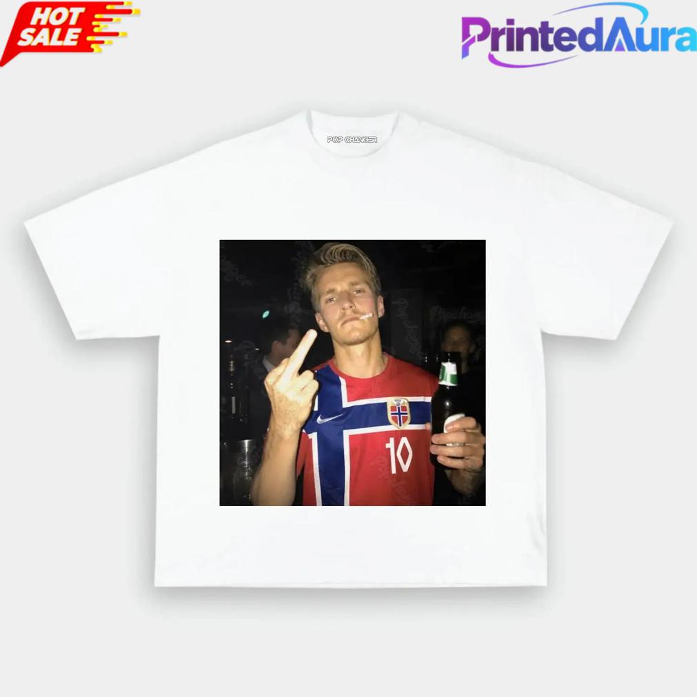 Norway Team Retro Soccer Supporter T-Shirt Norway Team Retro Soccer Supporter T-Shirt
