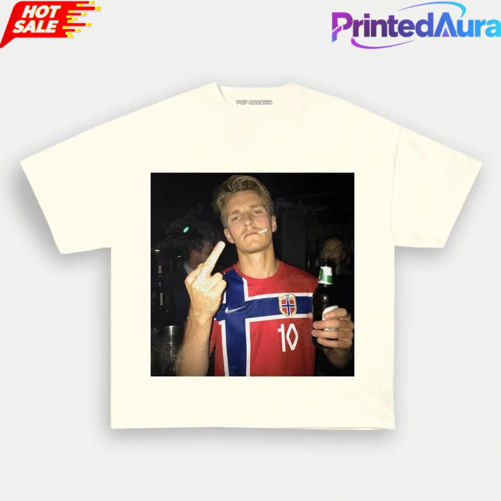Norway Team Retro Soccer Supporter T-Shirt Norway Team Retro Soccer Supporter T-Shirt