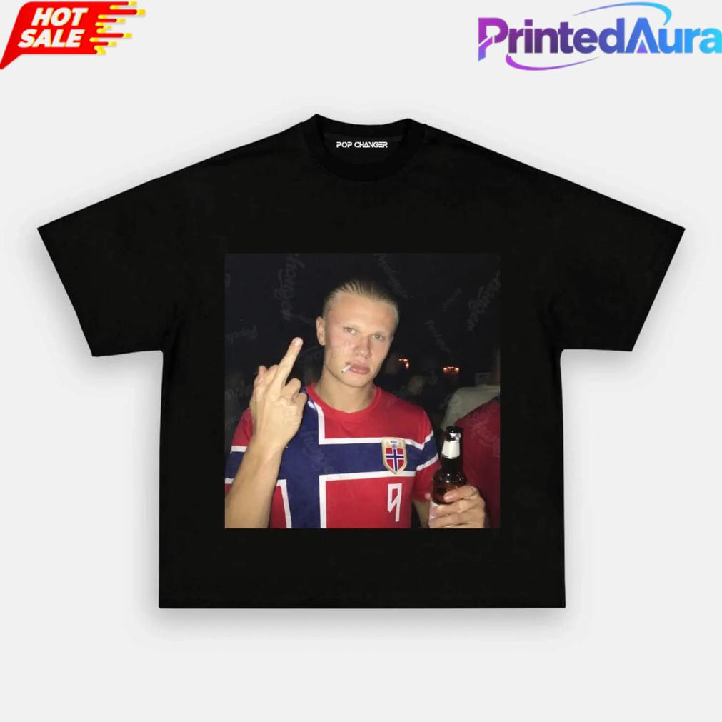 Norway Team Style Football Fan Graphic Shirt Norway Team Style Football Fan Graphic Shirt