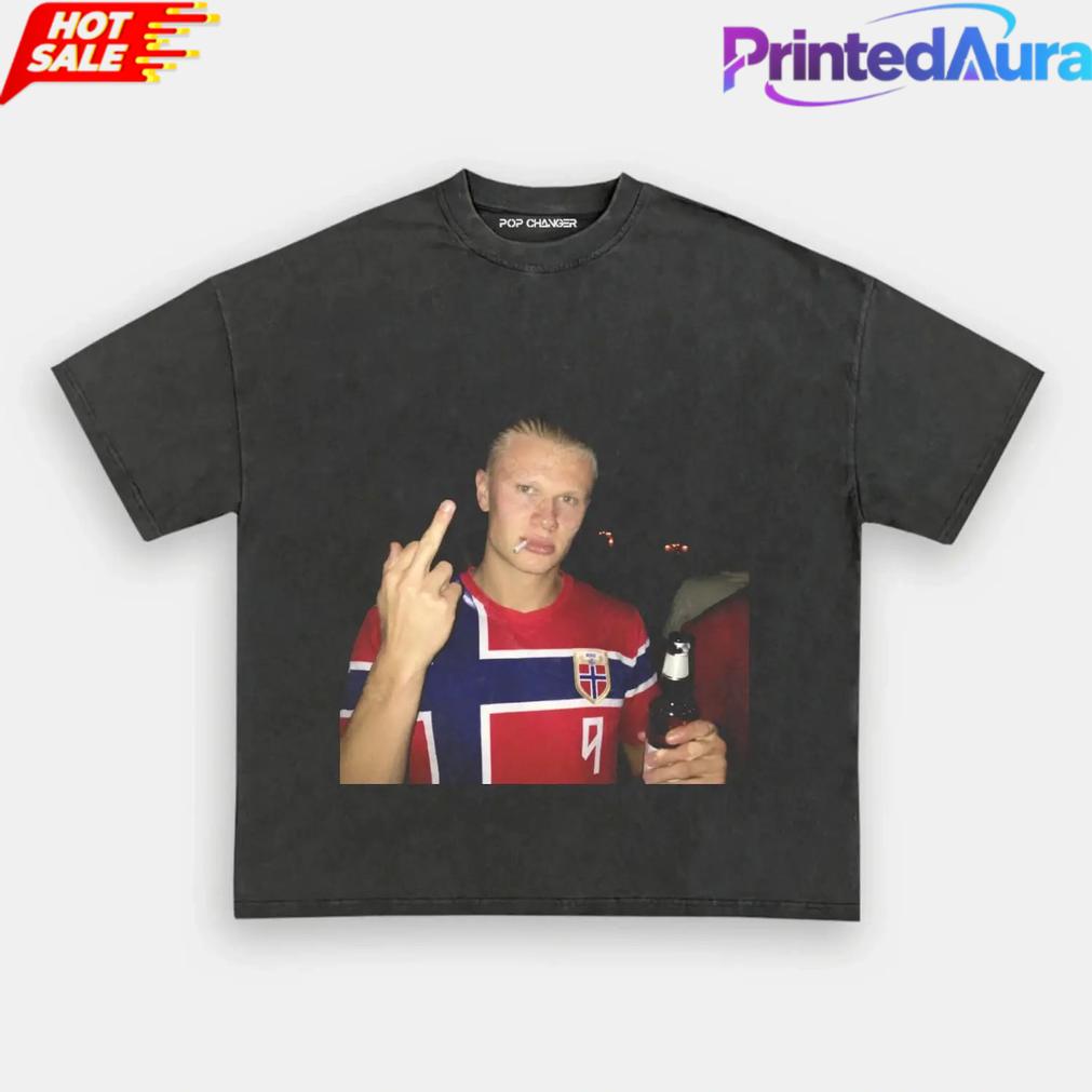 Norway Team Style Football Fan Graphic Shirt Norway Team Style Football Fan Graphic Shirt