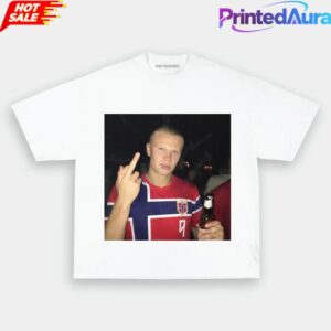 Norway Team Style Football Fan Graphic Shirt 2 Norway Team Style Football Fan Graphic Shirt 2