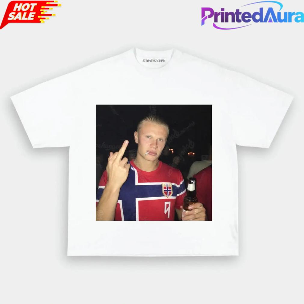 Norway Team Style Football Fan Graphic Shirt Norway Team Style Football Fan Graphic Shirt