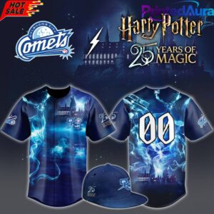 Oklahoma City Comets x Harry Potter Night 25 Years of Magic Custom Baseball Jersey