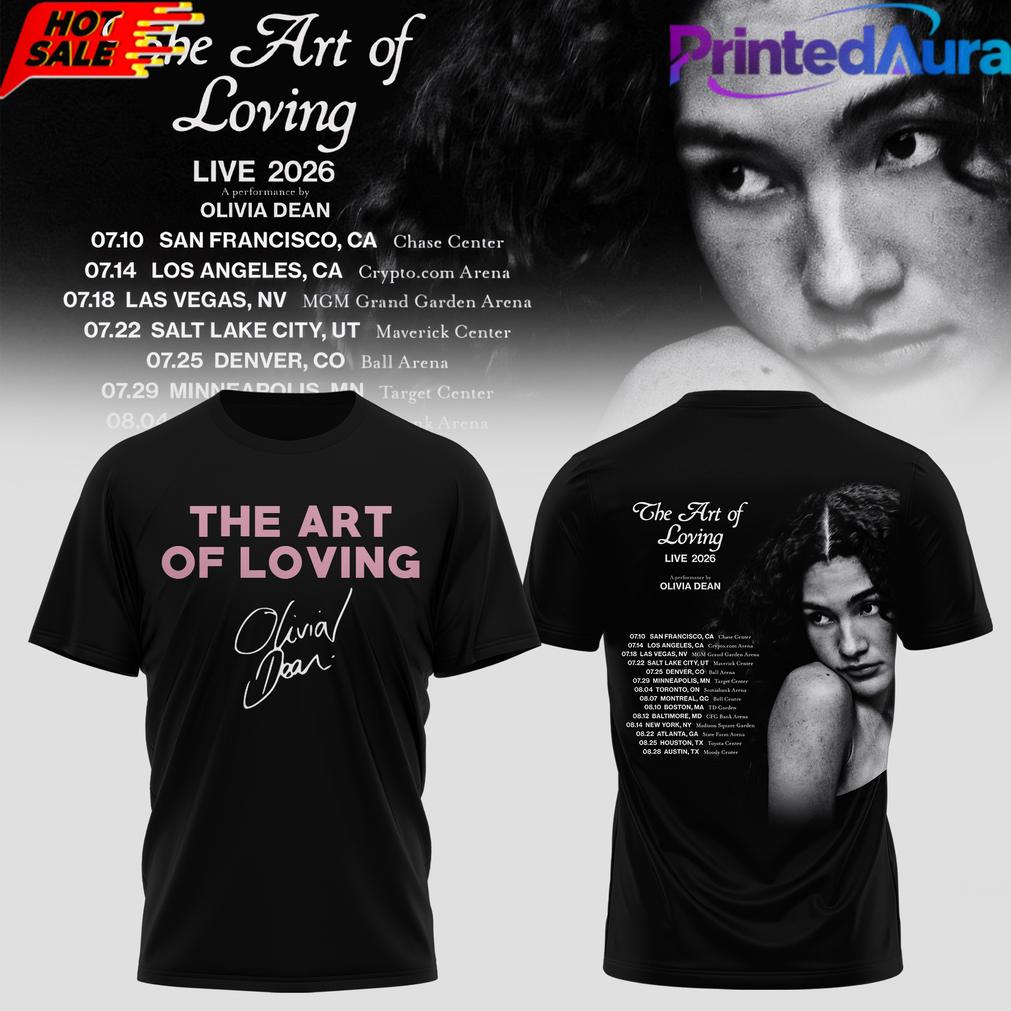 Olivia Dean The Art of Loving 2026 Edition Tee Olivia Dean The Art of Loving 2026 Edition Tee