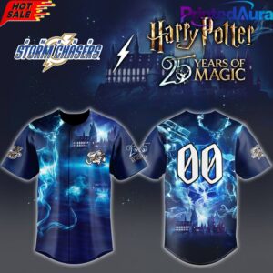 Omaha Storm Chasers x Harry Potter Night 25 Years of Magic Custom Baseball Jersey