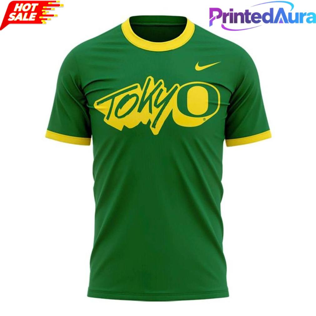 Oregon Ducks “Tokyo Oregon Football Showcase” Green Tee Oregon Ducks “Tokyo Oregon Football Showcase” Green Tee