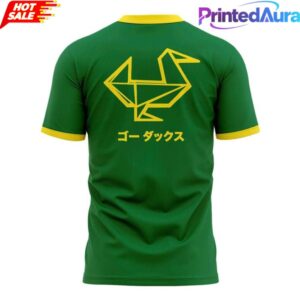 Oregon Ducks “Tokyo Oregon Football Showcase” Green Tee 2 Oregon Ducks “Tokyo Oregon Football Showcase” Green Tee 2