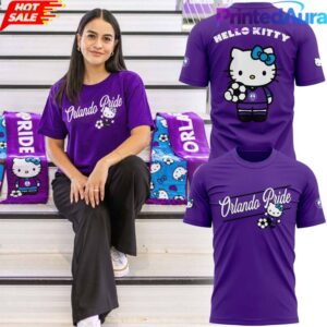 Orlando Pride x Hello Kitty 2026 Limited Edition Purple Shirt