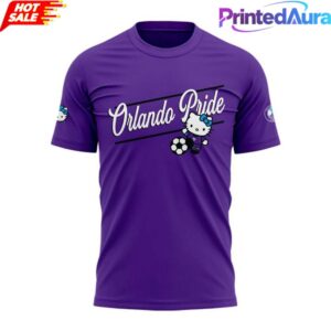 Orlando Pride x Hello Kitty 2026 Limited Edition Purple Shirt 1