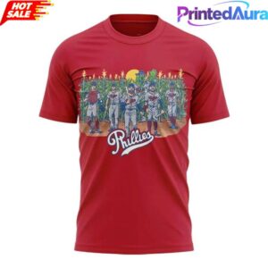Philadelphia Phillies 2026 Field of Dreams Game Red Shirt 1