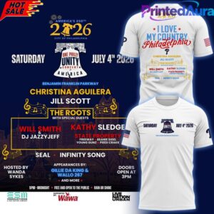 Philadelphia Phillies Celebrate Americas 250th Birthday in Philly White Shirt