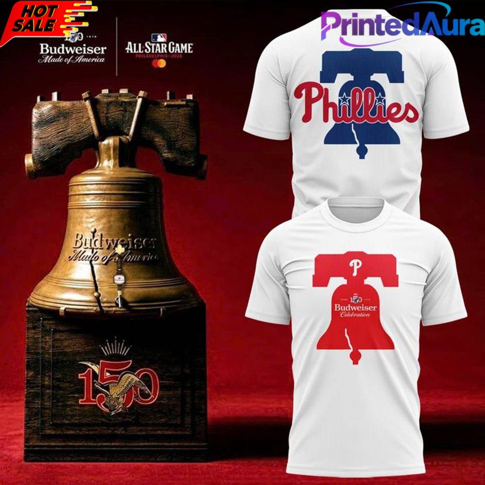 Philadelphia Phillies x Budweiser 150th Anniversary 2026 MLB AllStar Game Shirt Philadelphia Phillies x Budweiser 150th Anniversary 2026 MLB AllStar Game Shirt