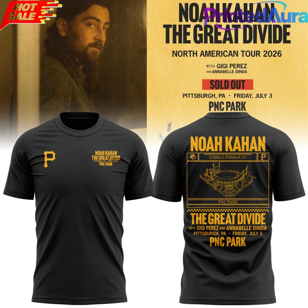 Pittsburgh Pirates x Noah Kahan Dark Gray 2026 Tee Pittsburgh Pirates x Noah Kahan Dark Gray 2026 Tee