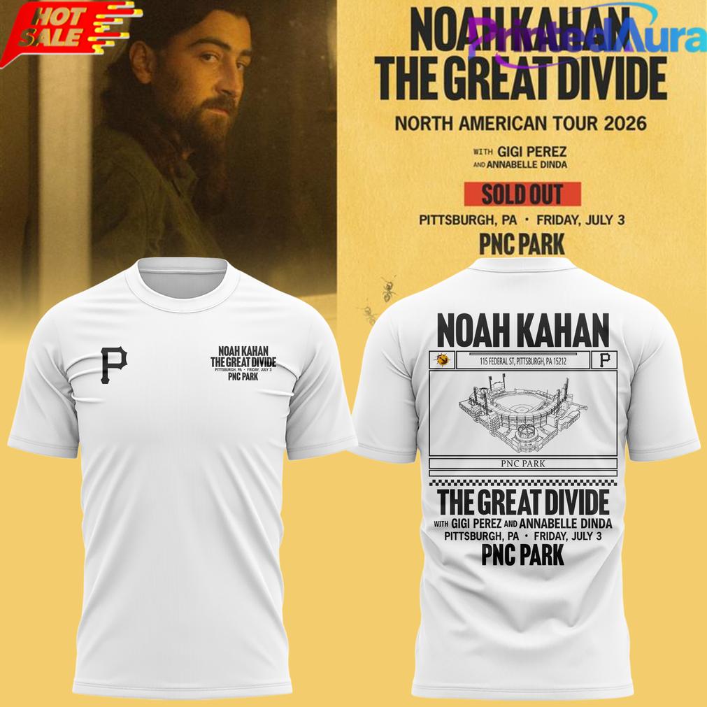 Pittsburgh Pirates x Noah Kahan White 2026 Tee Pittsburgh Pirates x Noah Kahan White 2026 Tee