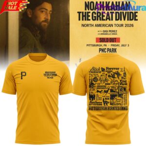 Pittsburgh Pirates x Noah Kahan Yellow 2026 Tee