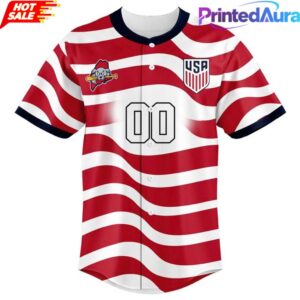 Portland Sea Dogs x Team USA World Cup Soccer Night Baseball Jersey 1