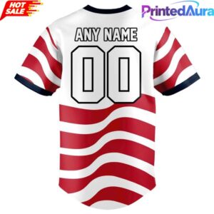 Portland Sea Dogs x Team USA World Cup Soccer Night Baseball Jersey 2