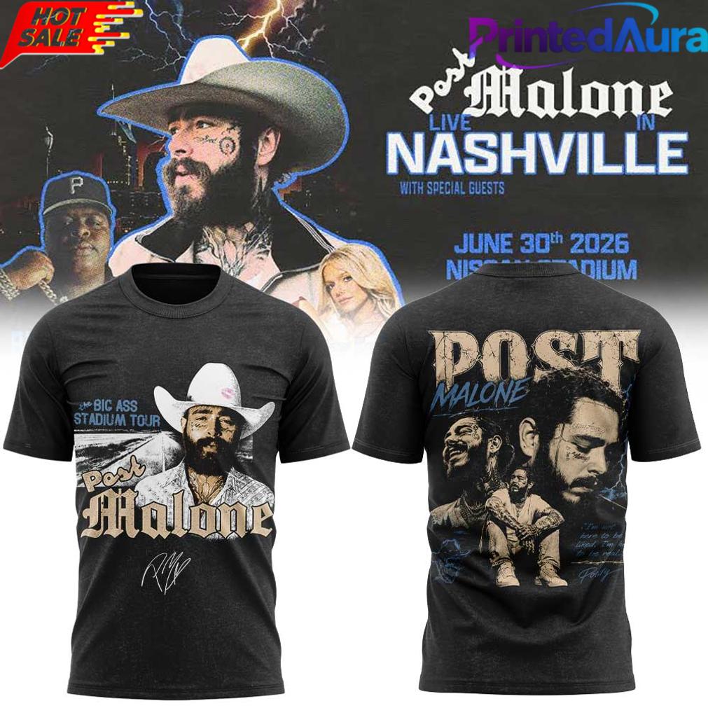 Post Malone Big Ass Stadium Tour 2026 With BigXthaPlug And Carter Faith Special Tee Post Malone Big Ass Stadium Tour 2026 With BigXthaPlug And Carter Faith Special Tee