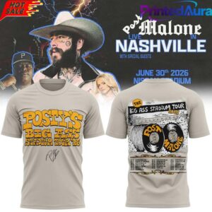 Post Malone Big Ass Stadium Tour 2026 With BigXthaPlug And Carter Faith Special T-Shirt