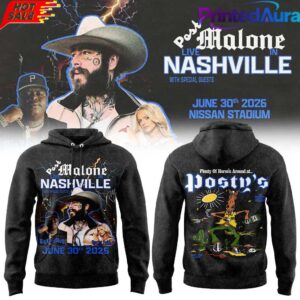 Post Malone Big Ass Stadium Tour 2026 With BigXthaPlug And Carter Faith Washed Limited Hoodie
