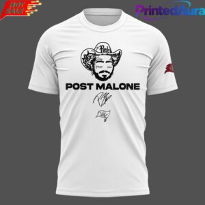 Post Malone Tampa Bay Buccaneers Big Ass Stadium Tour 2026 White Shirt 1 Post Malone Tampa Bay Buccaneers Big Ass Stadium Tour 2026 White Shirt 1