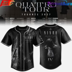 QUATTRO Tour Baseball Jersey 1 QUATTRO Tour Baseball Jersey 1