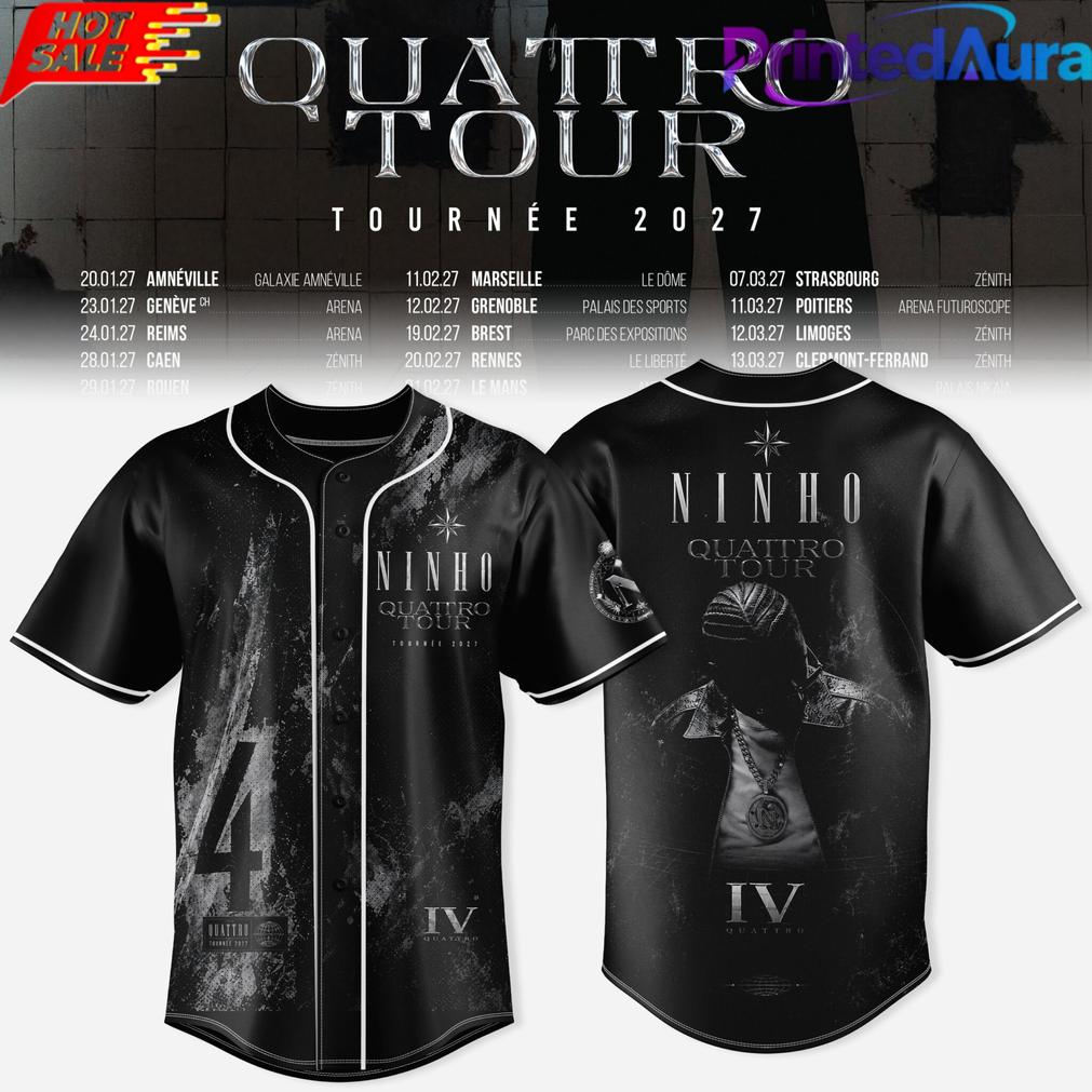QUATTRO Tour Baseball Jersey QUATTRO Tour Baseball Jersey