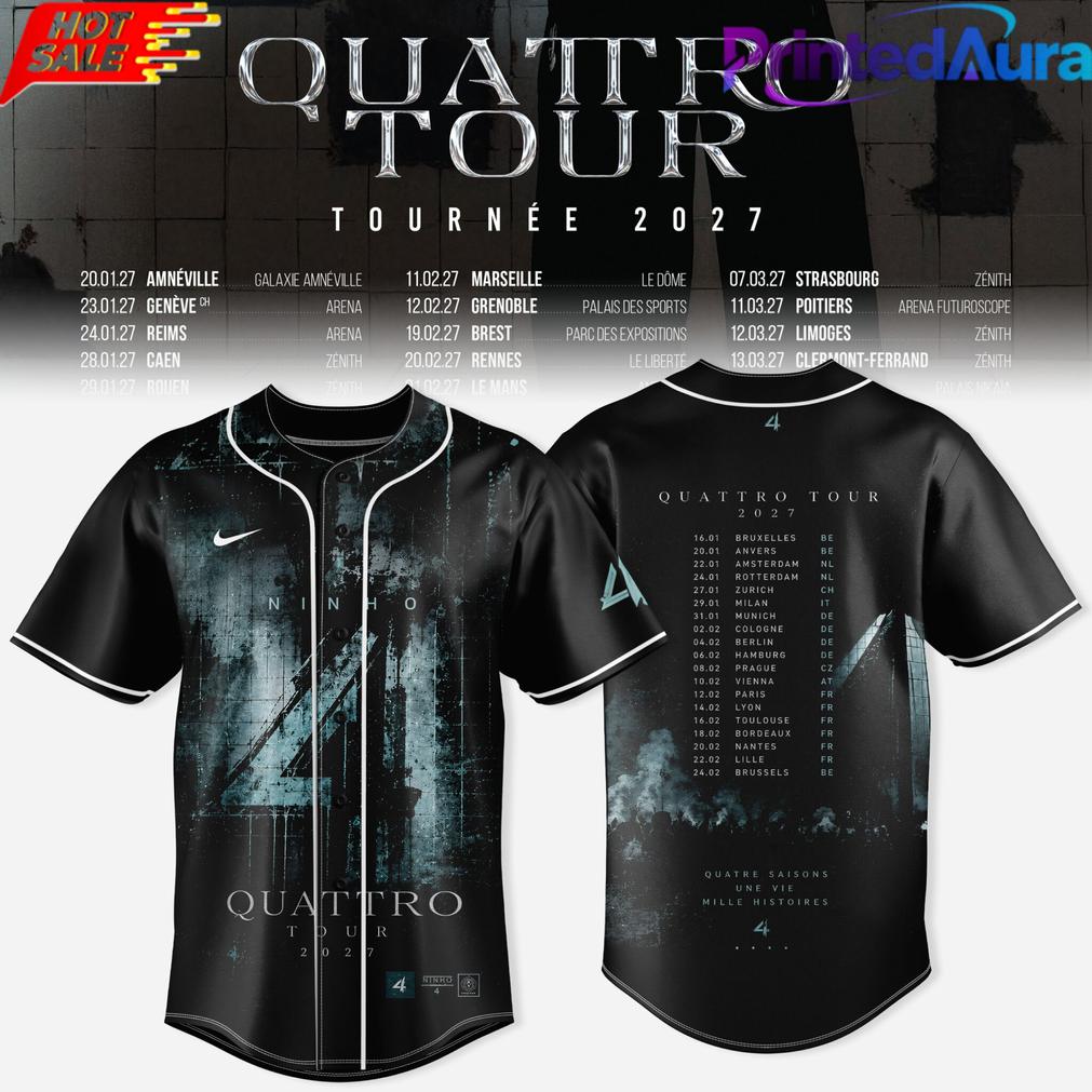 QUATTRO Tour Baseball Jersey QUATTRO Tour Baseball Jersey
