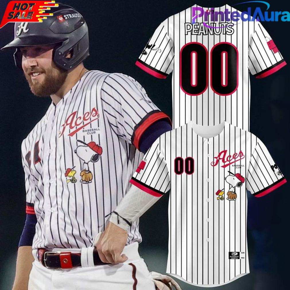 Reno Aces x 2026 Peanuts Night Baseball Jersey Reno Aces x 2026 Peanuts Night Baseball Jersey