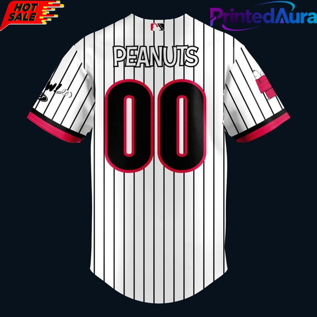 Reno Aces x 2026 Peanuts Night Baseball Jersey Reno Aces x 2026 Peanuts Night Baseball Jersey