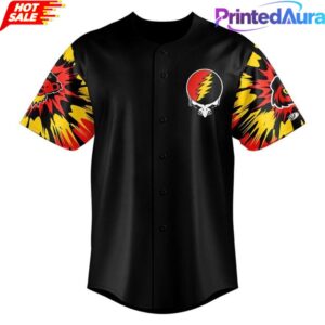 Rochester Red Wings 2026 Grateful Dead Night Special Baseball Jersey 2 Rochester Red Wings 2026 Grateful Dead Night Special Baseball Jersey 2