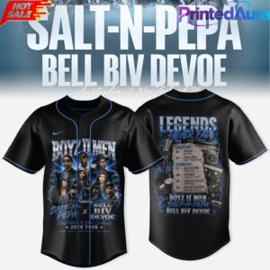 SALTNPEPA BOYZ II MEN BELL BIV DEVOE COLLECTION BASEBALL JERSEY