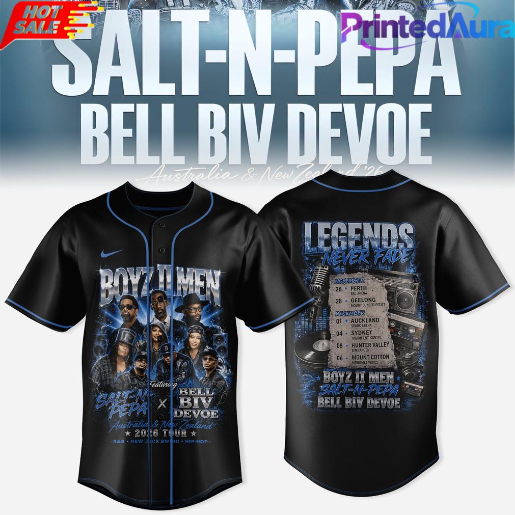 SALTNPEPA BOYZ II MEN BELL BIV DEVOE COLLECTION BASEBALL JERSEY SALTNPEPA BOYZ II MEN BELL BIV DEVOE COLLECTION BASEBALL JERSEY