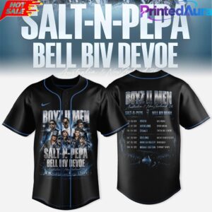SALTNPEPA BOYZ II MEN BELL BIV DEVOE COLLECTION BASEBALL JERSEY 1 SALTNPEPA BOYZ II MEN BELL BIV DEVOE COLLECTION BASEBALL JERSEY 1