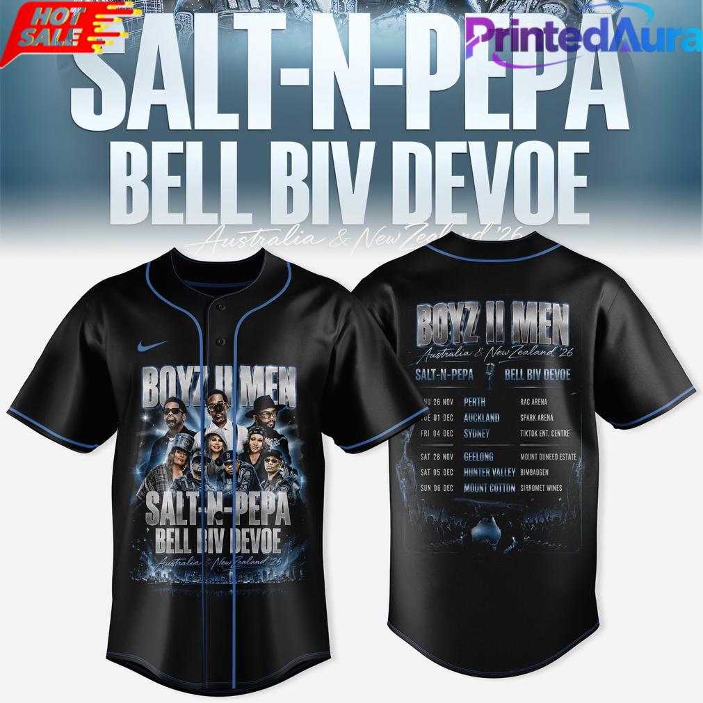 SALTNPEPA BOYZ II MEN BELL BIV DEVOE COLLECTION BASEBALL JERSEY SALTNPEPA BOYZ II MEN BELL BIV DEVOE COLLECTION BASEBALL JERSEY