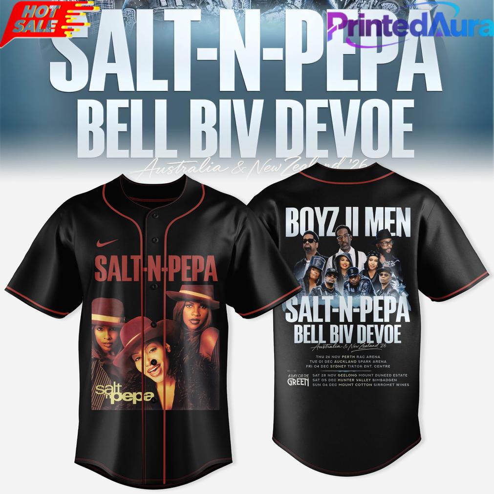 SALTNPEPA BOYZ II MEN BELL BIV DEVOE COLLECTION BASEBALL JERSEY SALTNPEPA BOYZ II MEN BELL BIV DEVOE COLLECTION BASEBALL JERSEY