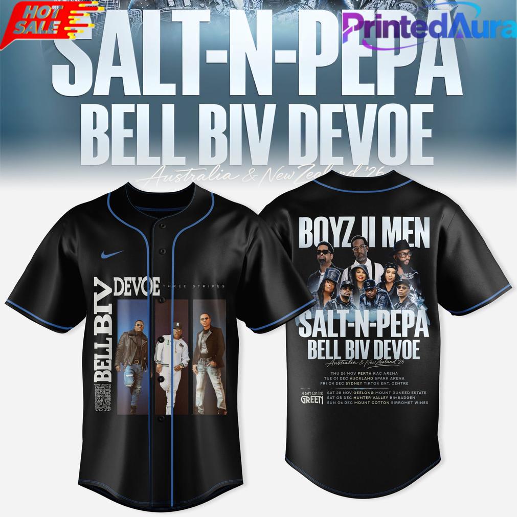 SALTNPEPA BOYZ II MEN BELL BIV DEVOE COLLECTION BASEBALL JERSEY SALTNPEPA BOYZ II MEN BELL BIV DEVOE COLLECTION BASEBALL JERSEY