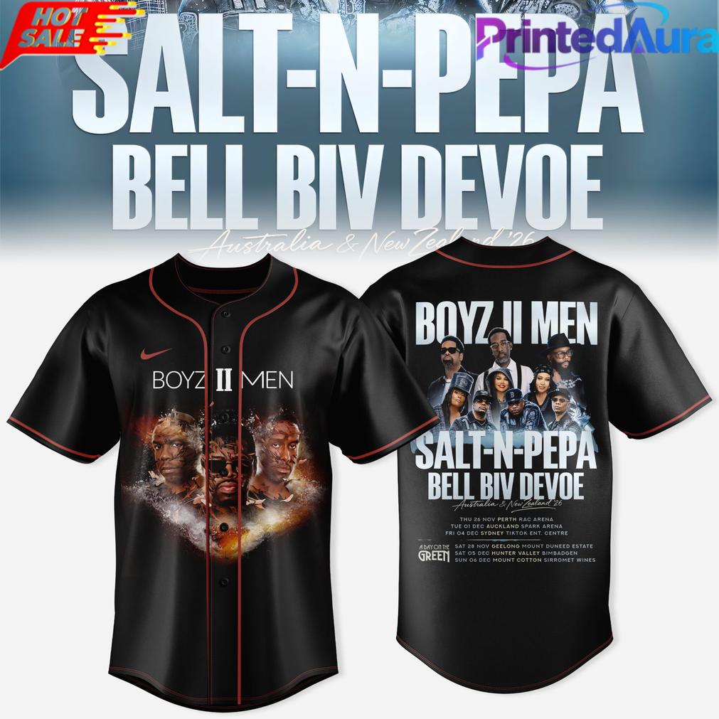 SALTNPEPA BOYZ II MEN BELL BIV DEVOE COLLECTION BASEBALL JERSEY SALTNPEPA BOYZ II MEN BELL BIV DEVOE COLLECTION BASEBALL JERSEY