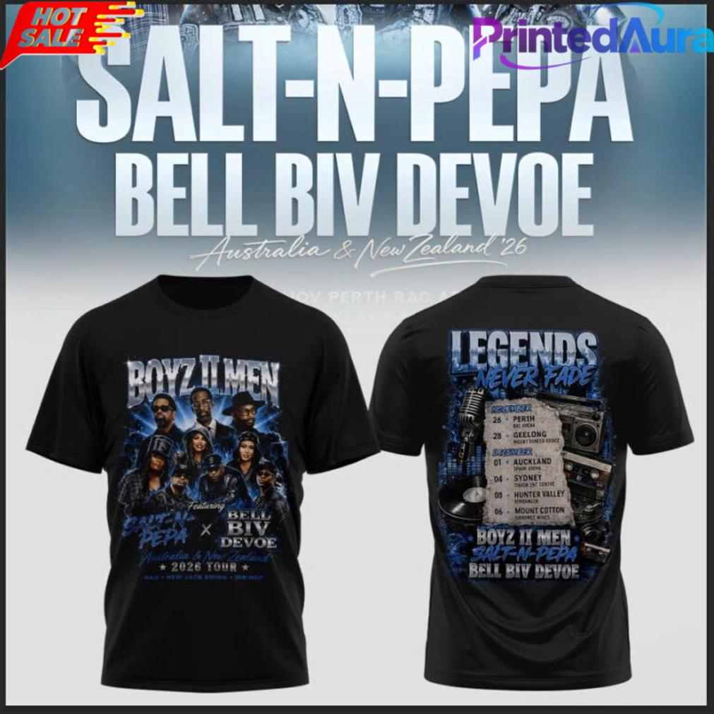 SALTNPEPA BOYZ II MEN BELL BIV DEVOE COLLECTION T-SHIRT SALTNPEPA BOYZ II MEN BELL BIV DEVOE COLLECTION T-SHIRT