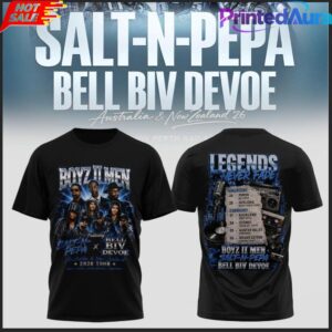 SALTNPEPA BOYZ II MEN BELL BIV DEVOE COLLECTION T-SHIRT 2 SALTNPEPA BOYZ II MEN BELL BIV DEVOE COLLECTION T-SHIRT 2