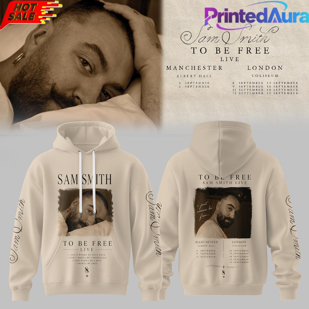 SAM SMITH TO BE FREE COLLECTION HOODIE SAM SMITH TO BE FREE COLLECTION HOODIE